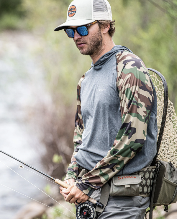 Simms SolarFlex Hoody Action Simms SolarFlex Hoody Action